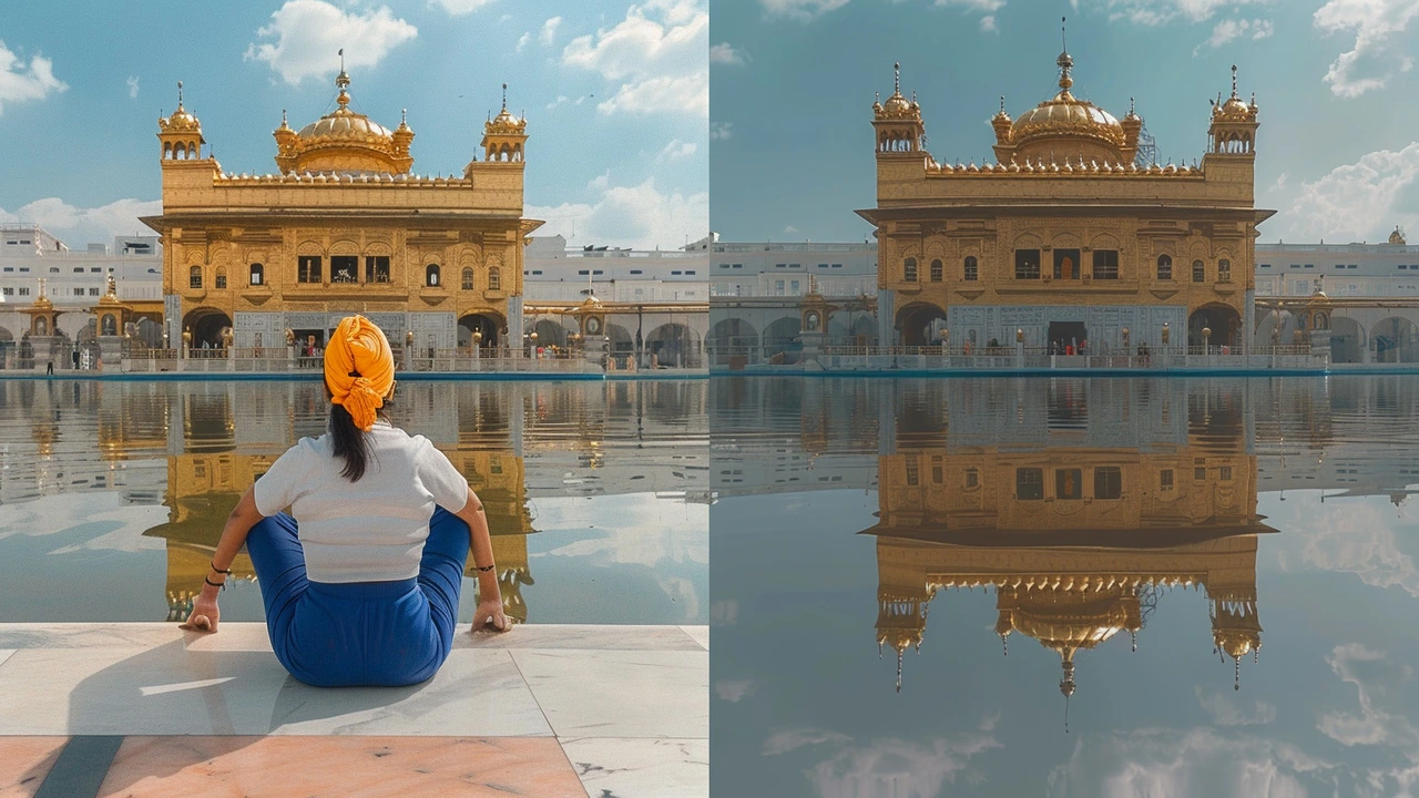 स्वर्ण मंदिर में योग करने पर फैशन डिजाइनर के खिलाफ शिकायत दर्ज - धार्मिक भावनाओं को ठेस पहुंचाने का आरोप