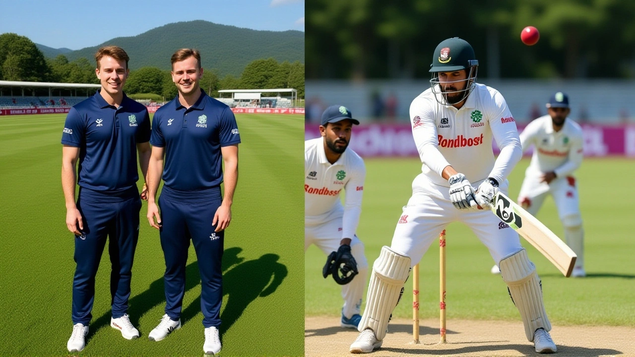 आयरलैंड ने टॉस जीतकर पहले बल्लेबाजी की, जॉर्डन नील बने आयरलैंड के सबसे युवा टेस्ट डेब्यूटेंट